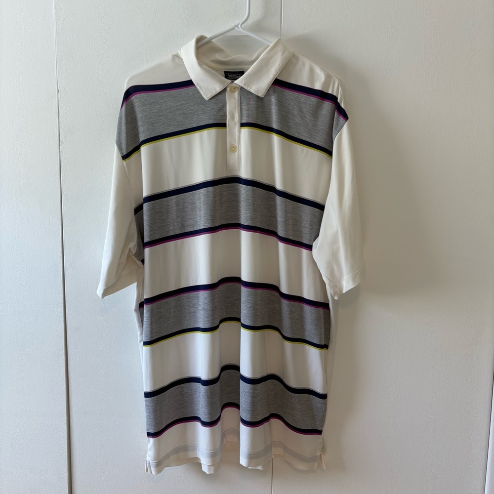 Nike Golf Dri-FIT White Polo‎